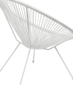Acapulco Bord med Stol - Vit - KARE Design