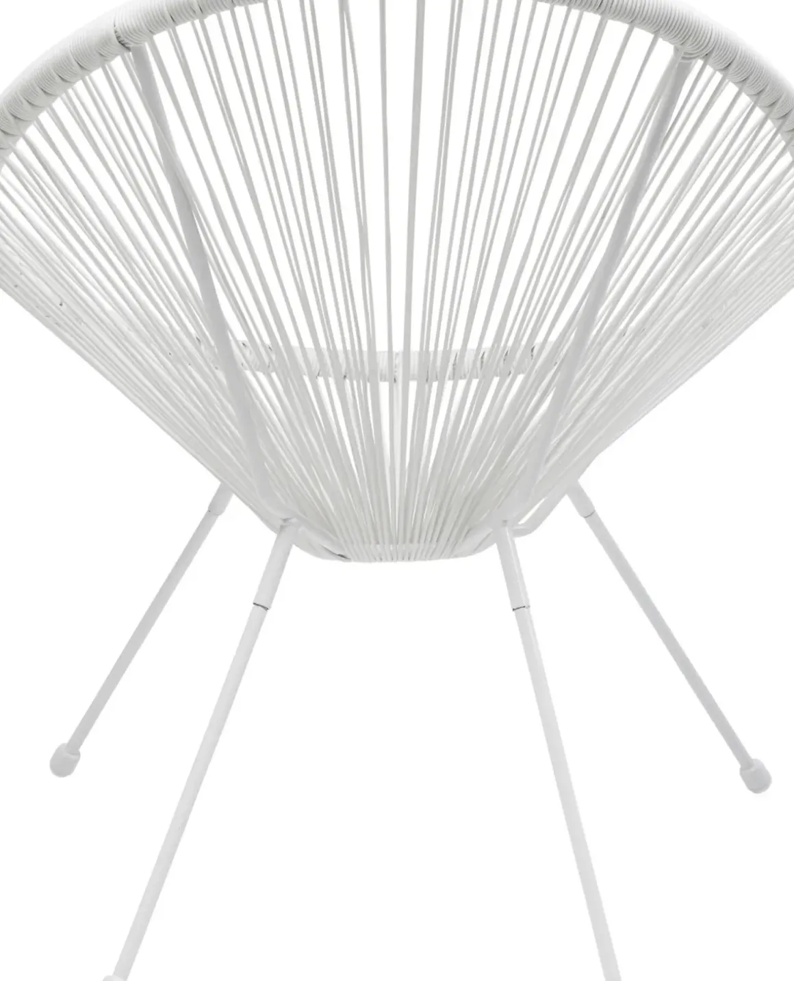 Acapulco Bord med Stol - Vit - KARE Design