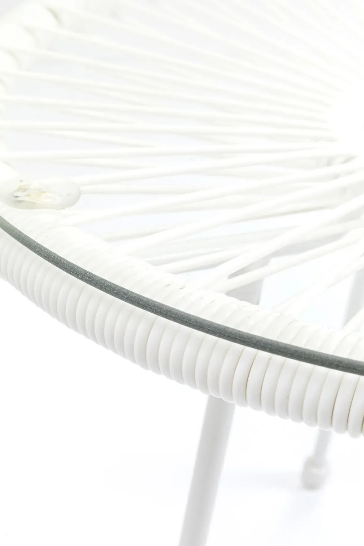Acapulco Bord med Stol - Vit - KARE Design