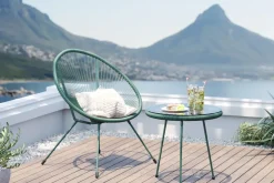 Acapulco Stol med Bord Mono - Grön - KARE Design