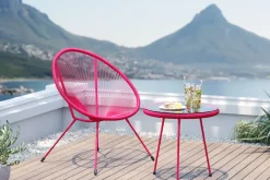 Acapulco Stol med Bord Mono - Pink - KARE Design