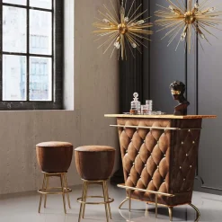 Bar Lady Rock Vintage - Bardisk Brunt/Mässing - KARE Design