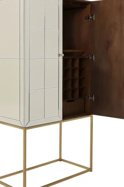 Barskåp Luxury - Champagnefärgat Spegelglas - KARE Design