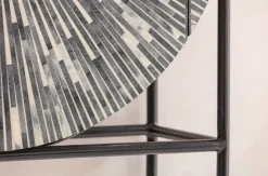 Barskåp Zoom - Svart, Grå, Vit, 160x100cm - KARE Design