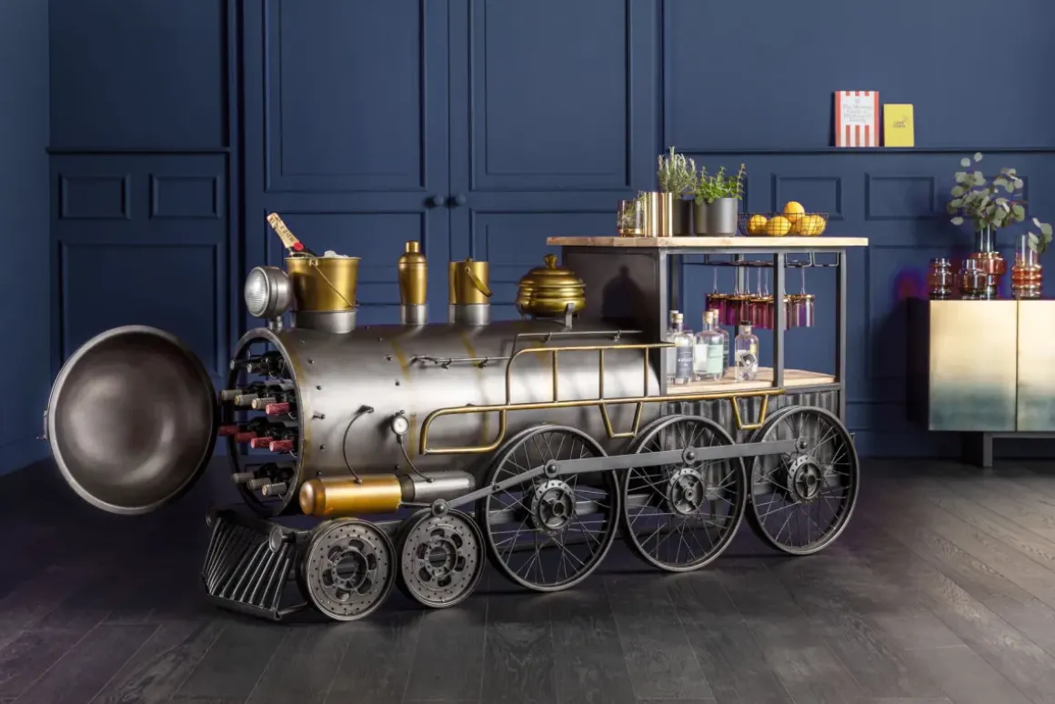 Bar Steamlock - Ånglok, 225cm - KARE Design