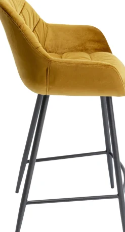 Barstol Bristol - Gul, 69cm - KARE Design
