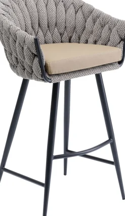 Barstol Knot - Grå/Beige - KARE Design
