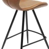 Barstol Rusty - Konjaksfärgad Konstläder - KARE Design