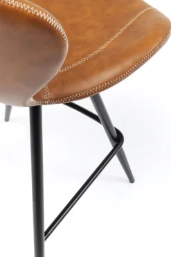 Barstol Rusty - Konjaksfärgad Konstläder - KARE Design