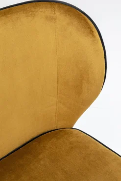 Barstol Stavanger - Brunguld Sammet/Svart - KARE Design