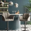 Barstol Thinktank på Pelarfot - Grå/Svart - KARE Design