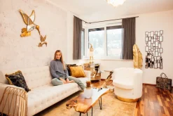 Bäddsoffa Milchbar - Beige, 219cm - KARE Design