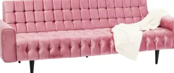 Bäddsoffa Milchbar - Mauve Sammet, 230cm - KARE Design