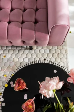 Bäddsoffa Milchbar - Mauve Sammet, 230cm - KARE Design