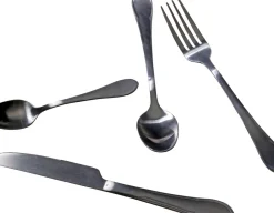 Bestick Cucina - Matt Svart, (16/part) - KARE Design