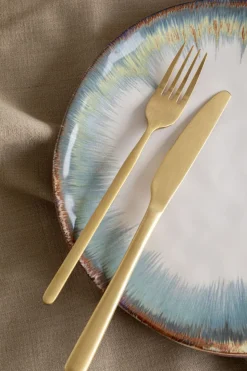 Bestick Gloria Matt Guld (16-part) - KARE Design