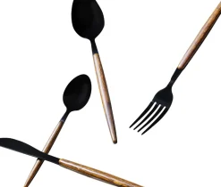 Bestick Paris - Matt Svart, (16/part) - KARE Design