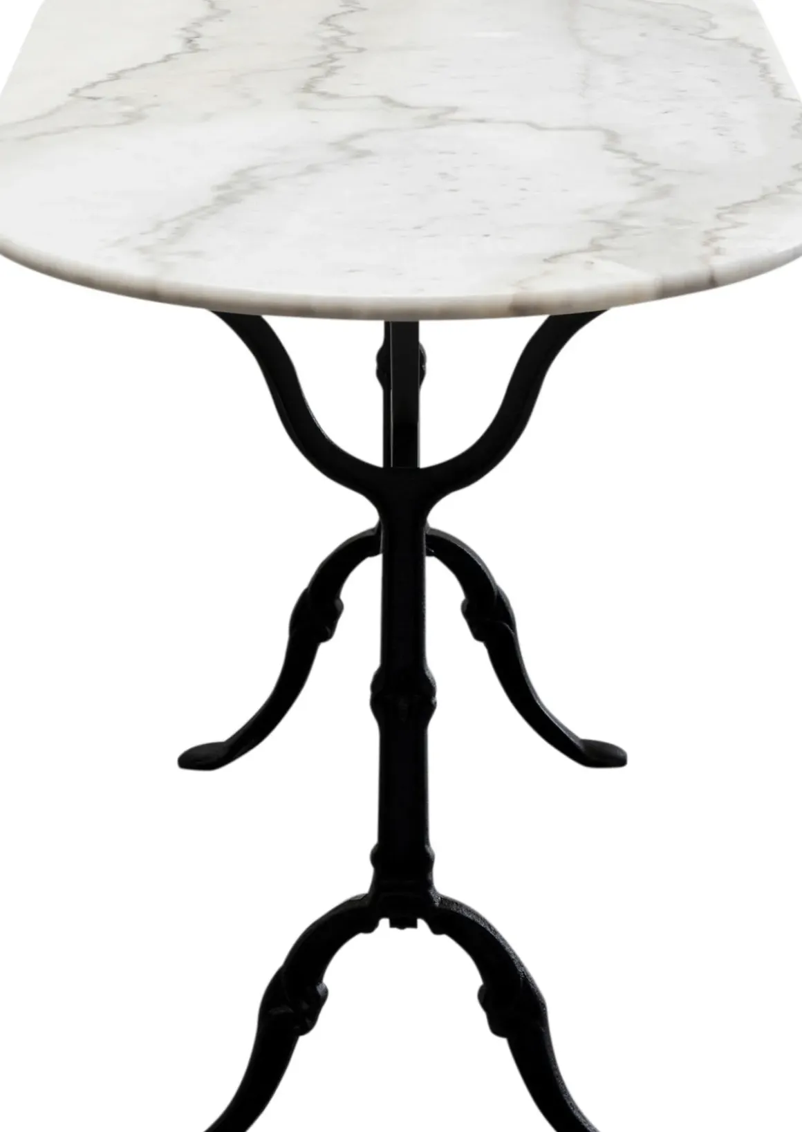 Bistro cafébord Kaffeehaus - Ovalt, Vitt, 120x60cm - KARE Design