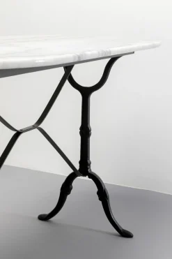 Bistro cafébord Kaffeehaus - Ovalt, Vitt, 120x60cm - KARE Design