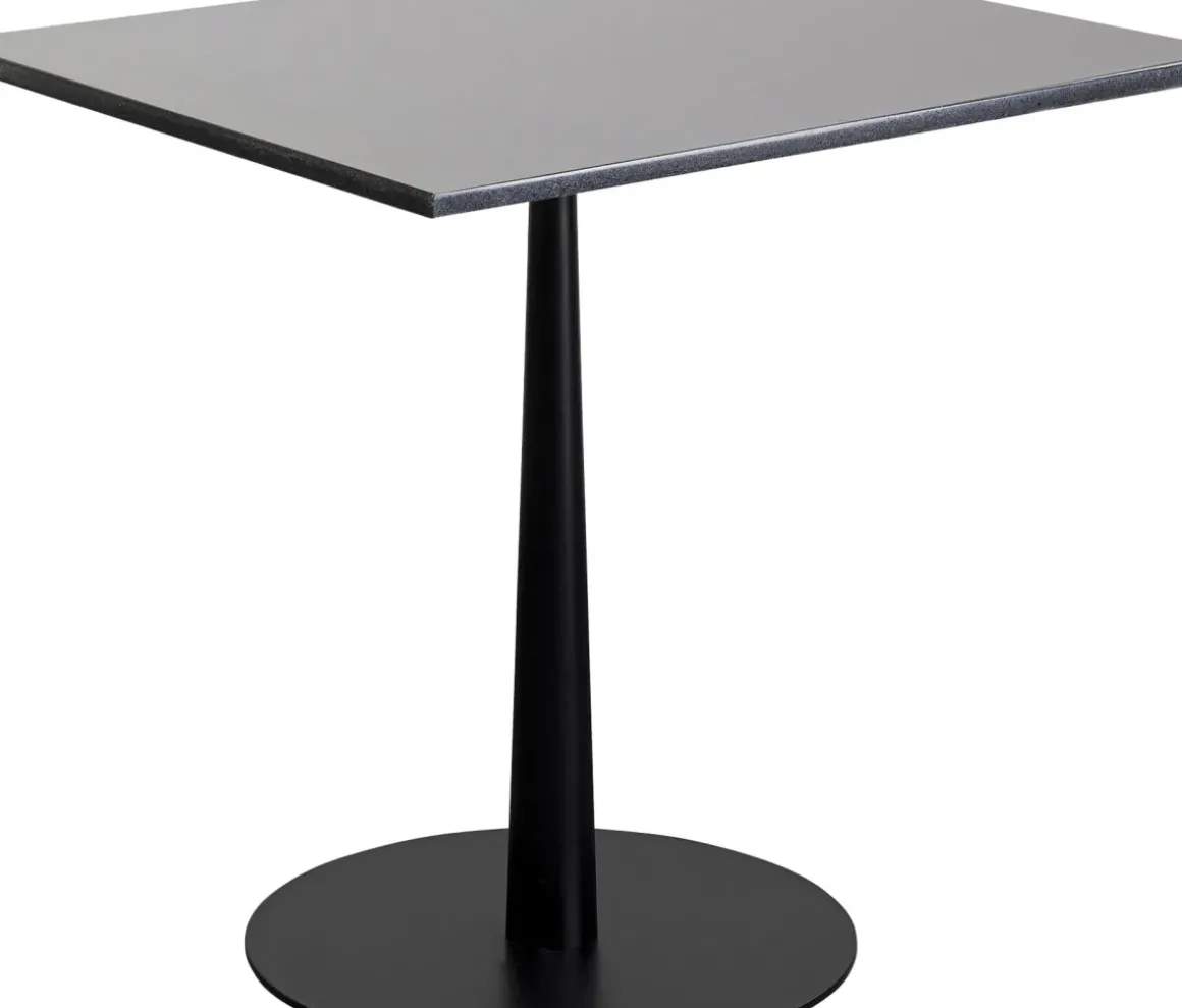 Bistro Capri Trädgård Cafébord - Svart, 70x70cm - KARE Design