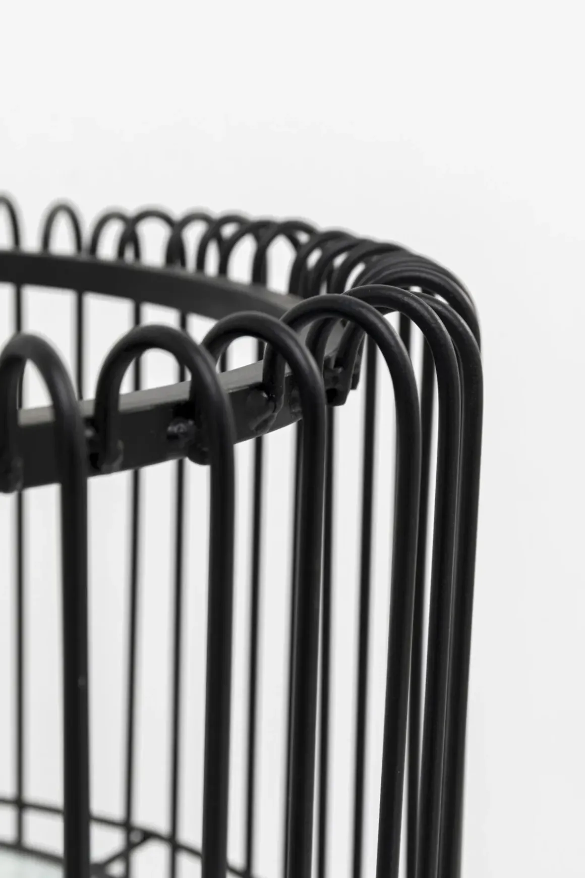 Blombord Wire - Svart, 70cm - KARE Design
