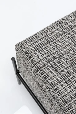 Bänk Buttons Förvaring, Salt & Pepper Struktur, 120cm - KARE Design