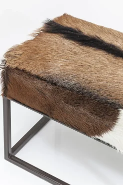 Bänk Country Life - Brun/Vit Päls, 140cm - KARE Design