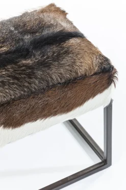 Bänk Country Life - Brun/Vit Päls, 140cm - KARE Design