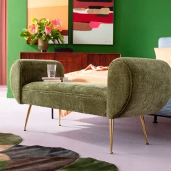 Bänk Trono - Grön, 140cm - KARE Design