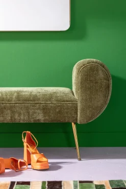 Bänk Trono - Grön, 140cm - KARE Design