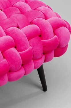 Bänk Weave - Pink,  66cm - KARE Design