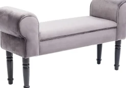 Bänk Wing - Grå Sammet - KARE Design