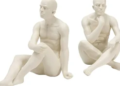 Bokstöd Meditating Man - vit, 2st - KARE Design