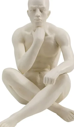 Bokstöd Meditating Man - vit, 2st - KARE Design