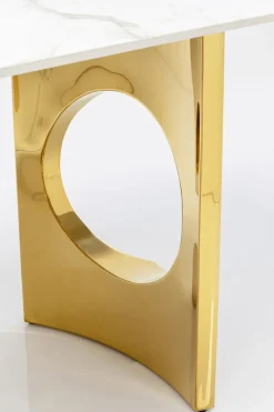 Bord Eternity Oho - Keramik/Guld, 180x90cm - KARE Design