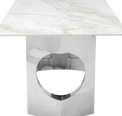 Bord Eternity Oho - Keramik/Krom, 180x90cm - KARE Design