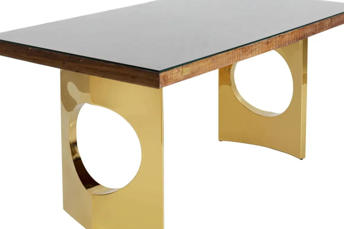 Bord Harmony Oho Conley - Massivt Mörkt Trä, 180x90cm - KARE Design