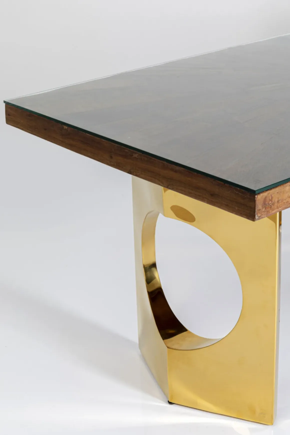 Bord Harmony Oho Conley - Massivt Mörkt Trä, 180x90cm - KARE Design