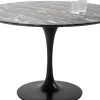 Bord Invitation - Runt Matbord Svart Keramik/Svart, Ø120cm - KARE Design