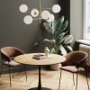 Bord Schickeria - Ek, Svart Fot, Ø110cm - KARE Design