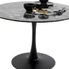 Bord Schickeria - Marmor, Svart, Ø110cm - KARE Design