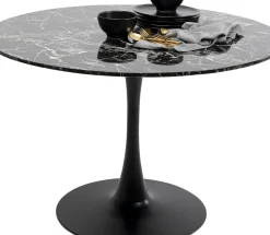 Bord Schickeria - Marmor, Svart, Ø110cm - KARE Design