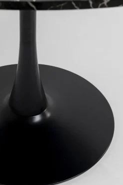 Bord Schickeria - Marmor, Svart, Ø110cm - KARE Design
