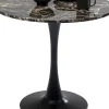 Bord Schickeria - Marmor, Svart, Ø80cm - KARE Design