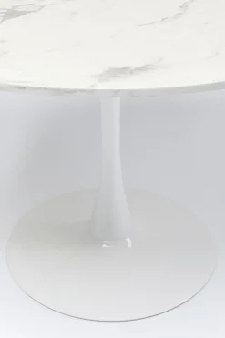 Bord Schickeria - Marmor, Vit, Ø80cm - KARE Design