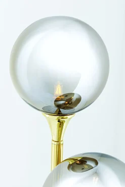 Bordslampa Al Capone - Klotlampa i Tonat Glas, Grå - KARE Design