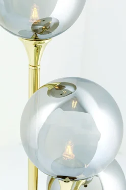 Bordslampa Al Capone - Klotlampa i Tonat Glas, Grå - KARE Design