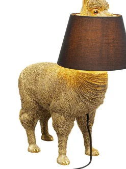 Bordslampa Alpaca - Alpacka, Guld Med Svart Skärm, 59cm - KARE Design