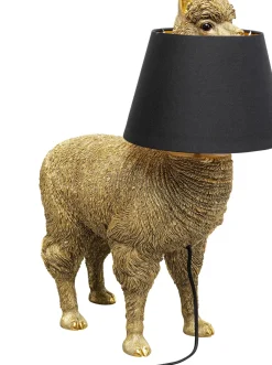 Bordslampa Alpaca - Alpacka, Guld Med Svart Skärm, 59cm - KARE Design