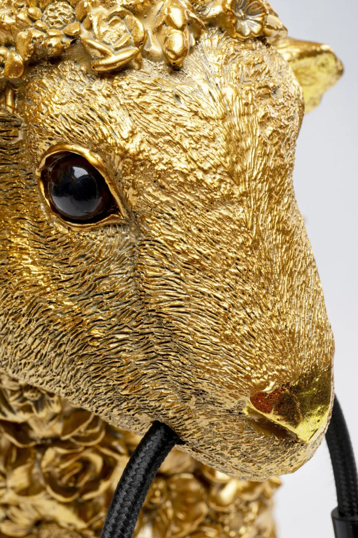Bordslampa Animal Flower Sheep - guld 36cm - KARE Design